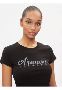 Armani Exchange T-Shirt 8NYT91 YJG3Z 1200 Czarny Regular Fit. Kolor: czarny. Materiał: bawełna #3