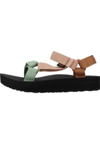 Teva - Sandały TEVA W MIDFORM UNIVER Wielokolorowy. Kolor: wielokolorowy, pomarańczowy, żółty. Materiał: tkanina. Sezon: lato #2