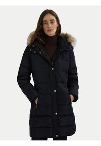 Lauren Ralph Lauren - LAUREN RALPH LAUREN Płaszcz zimowy 297957517002 Granatowy Regular Fit. Kolor: niebieski. Materiał: syntetyk. Sezon: zima