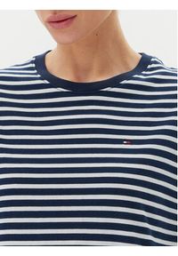 TOMMY HILFIGER - Tommy Hilfiger Sukienka codzienna UW0UW05937 Granatowy Regular Fit. Okazja: na co dzień. Kolor: niebieski. Materiał: bawełna. Typ sukienki: proste. Styl: casual #3
