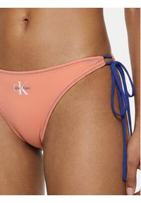 Calvin Klein Swimwear Dół od bikini LV00Q61215 Różowy. Kolor: różowy. Materiał: syntetyk #2