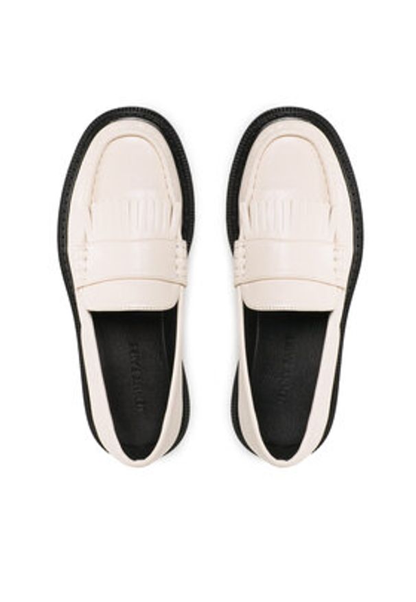 Jenny Fairy Loafersy HY60031D-3 Beżowy. Kolor: beżowy. Materiał: skóra