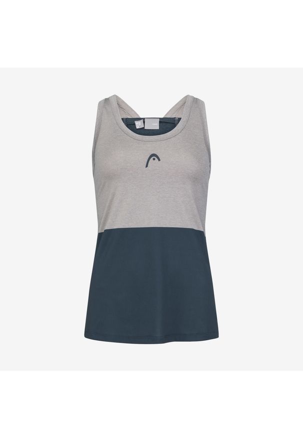 Head - Koszulka bez rękawów damska PADEL Tech Tank Top. Kolor: niebieski, wielokolorowy, szary. Materiał: jersey, materiał. Długość rękawa: bez rękawów