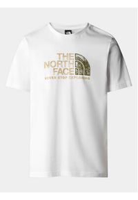 The North Face T-Shirt Rust 2 NF0A87NW Biały Regular Fit. Kolor: biały. Materiał: bawełna #3