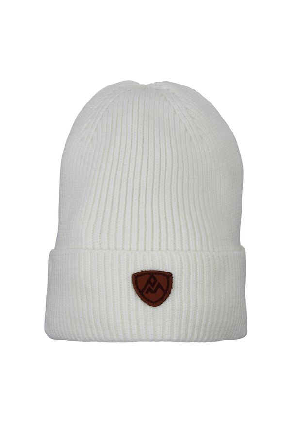 PEAK MOUNTAIN - Czapka Peak Mountain Maitre. Kolor: wielokolorowy, biały, beżowy. Sezon: zima. Styl: sportowy