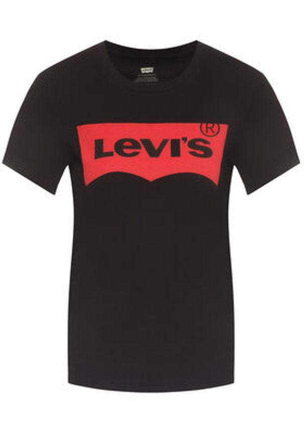 Levi's® T-Shirt The Perfect Graphic Tee 17369-0201 Czarny Regular Fit. Kolor: czarny. Materiał: bawełna