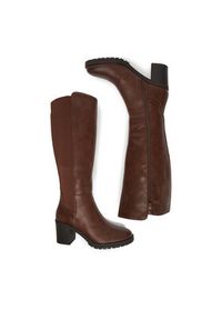 Clara Barson Kozaki CEO-HL0189101-B08 Brązowy. Kolor: brązowy. Materiał: materiał #4