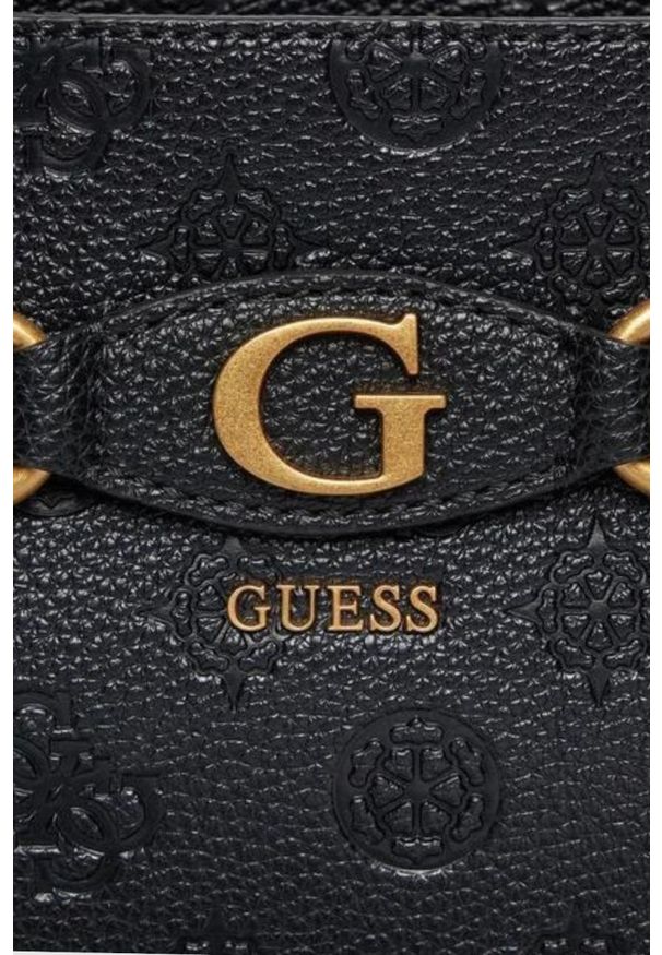 Guess - GUESS Czarna torebka Izzy Peony Noel. Kolor: czarny