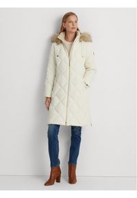 Lauren Ralph Lauren Kurtka puchowa 297928111004 Écru Regular Fit. Materiał: puch, syntetyk