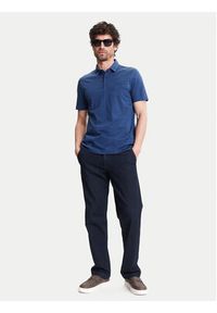 Pierre Cardin Polo C5 21514.2122 Granatowy Regular Fit. Typ kołnierza: polo. Kolor: niebieski. Materiał: bawełna