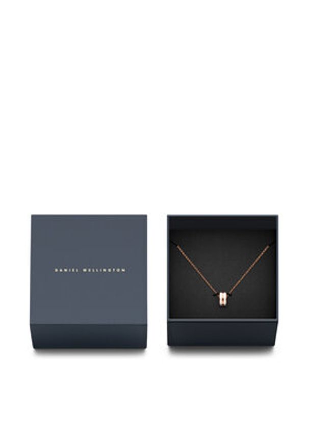 Daniel Wellington Naszyjnik Emalie DW00400153 Różowe złocenie. Materiał: metalowe. Kolor: różowy