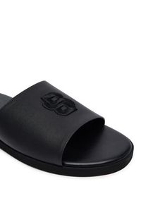 BOSS Klapki Darrel 50563148 Czarny. Kolor: czarny. Materiał: skóra #4