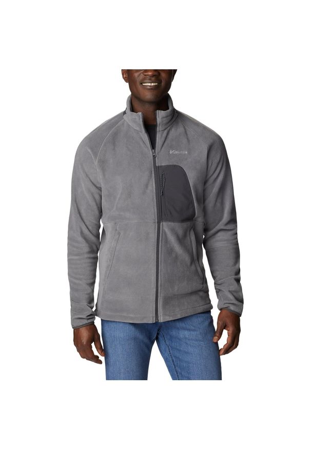 columbia - Polar Sportowy Męski Columbia Rapid Expedition Full Zip Fleece. Kolor: szary. Materiał: polar
