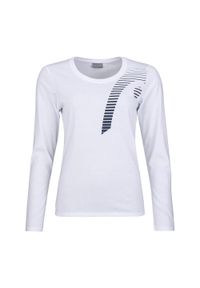 Head - Koszulka z długim rękawem damska CLUB 21 LINDA. Kolor: niebieski, czarny. Długość rękawa: długi rękaw. Długość: długie. Sport: tenis