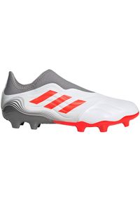 Adidas - Buty piłkarskie adidas Copa Sense.3 Ll Fg M FY6171 wielokolorowe białe. Kolor: wielokolorowy. Materiał: skóra, materiał. Szerokość cholewki: normalna. Sport: piłka nożna