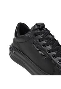 Karl Lagerfeld - KARL LAGERFELD Sneakersy KL52574A Czarny. Kolor: czarny. Materiał: skóra #6