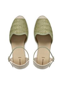 Geox Espadryle Gelsa Low D55NGE 02MLM C3002 Zielony. Kolor: zielony. Materiał: materiał #5