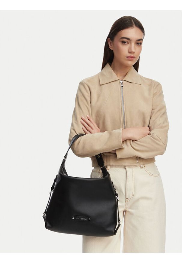 Karl Lagerfeld - KARL LAGERFELD Torebka B2W30086 Czarny. Kolor: czarny. Materiał: skórzane