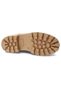 Big-Star - Beżowe Sztyblety Big Star Ocieplane Obuwie Damskie. Kolor: beżowy. Materiał: guma, materiał, futro, syntetyk. Szerokość cholewki: normalna. Sezon: jesień #5