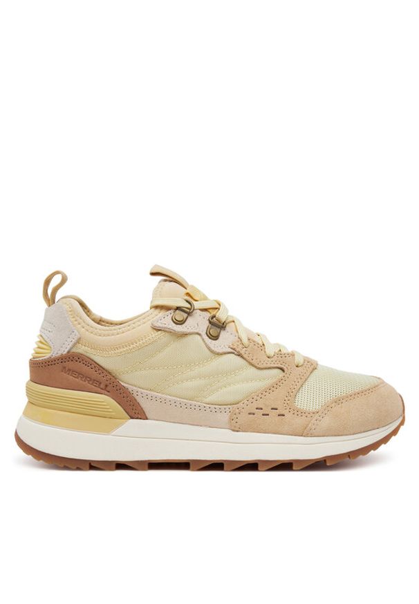 Merrell Sneakersy Alpine 83 Sneaker Recraft Amarillo J007754 Żółty. Kolor: żółty. Materiał: zamsz, skóra