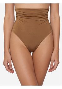 Max Mara Beachwear Dół od bikini Saali 2616821159 Brązowy. Kolor: brązowy. Materiał: syntetyk #1