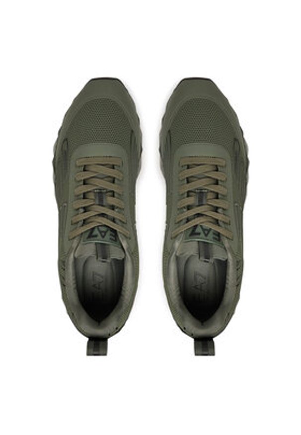 EA7 Emporio Armani Sneakersy X8X154 XK357 U041 Czarny. Kolor: czarny. Materiał: materiał