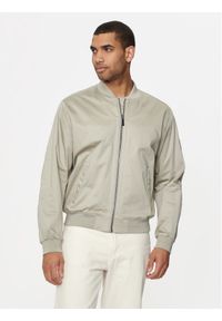 Calvin Klein Kurtka bomber Hero K10K113496 Beżowy Regular Fit. Kolor: beżowy. Materiał: bawełna #1