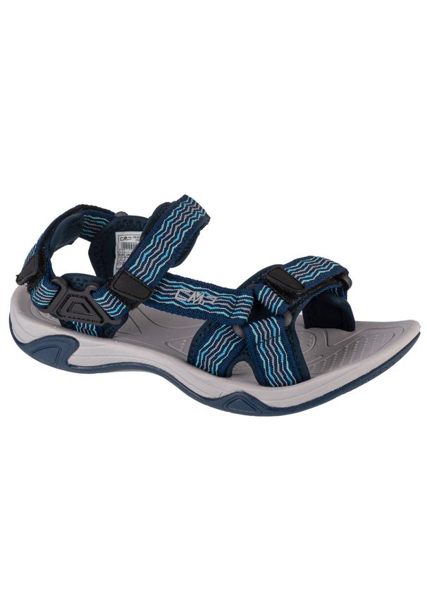 CMP - Sandały damskie, Hamal Wmn Hiking Sandal. Kolor: czarny, niebieski, wielokolorowy. Sport: turystyka piesza