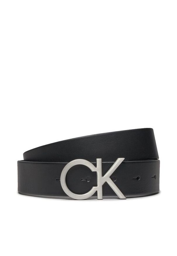 Calvin Klein Pasek Męski Ck Buckle Belt 35Mm K50K506849 Czarny. Kolor: czarny. Materiał: skóra