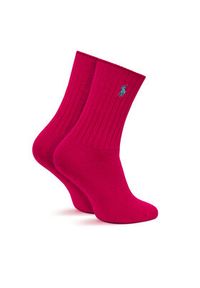 Polo Ralph Lauren Skarpety długie 455846847010 Różowy. Kolor: różowy. Materiał: materiał, bawełna