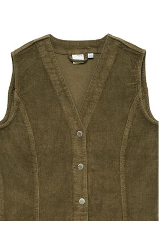 Vero Moda Sukienka codzienna Eden 10333959 Zielony Regular Fit. Okazja: na co dzień. Kolor: zielony. Materiał: bawełna. Typ sukienki: proste. Styl: casual