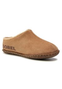 sorel - Sorel Kapcie Youth Lanner Ridge™ II NY3926 Brązowy. Kolor: brązowy. Materiał: skóra, zamsz