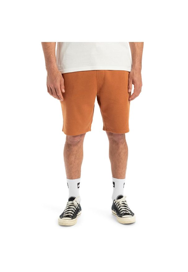 Quiksilver - Spodenki z elastyczną talią dla Mężczyzn SALT WATER Brązowy. Kolor: brązowy. Materiał: poliester, bawełna, tkanina. Długość: krótkie. Sezon: lato