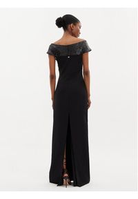 Just Cavalli Sukienka wieczorowa 76PAO904 Czarny Regular Fit. Kolor: czarny. Materiał: syntetyk. Styl: wizytowy