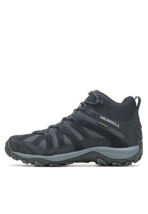 Merrell Trekkingi Alverstone 2 Mid Wp J036923 Czarny. Kolor: czarny. Materiał: zamsz, skóra. Sport: turystyka piesza