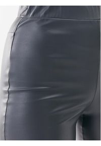 Max Mara Leisure Spodnie z imitacji skóry Zefir 23378601 Szary Slim Fit. Kolor: szary. Materiał: syntetyk #3