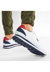 Tommy Jeans Sneakersy Lifestyle Mix Runner EM0EM00668 Biały. Kolor: biały. Materiał: materiał #5