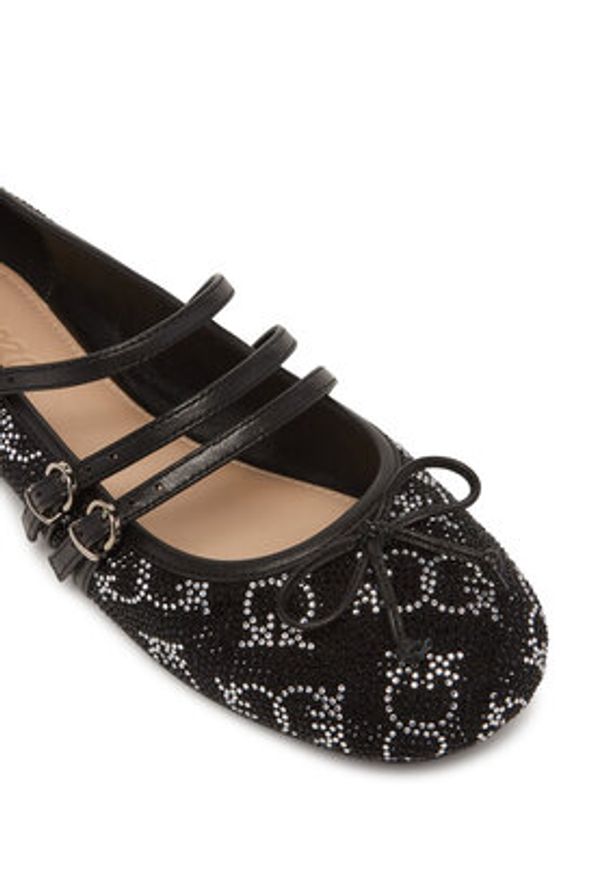 Pinko - PINKO Baleriny Gioia 10 SD0299 E025 Czarny. Kolor: czarny. Materiał: materiał