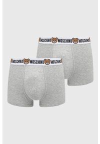 Moschino Underwear bokserki (2-pack) męskie kolor szary. Kolor: szary