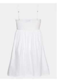 Gina Tricot Sukienka letnia 19918 Biały Regular Fit. Kolor: biały. Materiał: bawełna. Sezon: lato