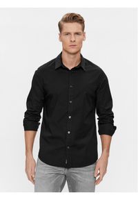 Calvin Klein Jeans Koszula J30J324614 Czarny Slim Fit. Kolor: czarny. Materiał: bawełna #1