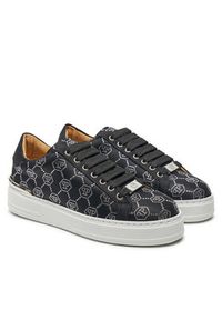 Philipp Plein - PHILIPP PLEIN Sneakersy AADS WSC2758 PTE028N Czarny. Kolor: czarny. Materiał: materiał