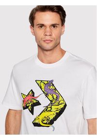 Converse T-Shirt Chevron Lizard Graphic 10023784-A01 Biały Standard Fit. Kolor: biały. Materiał: bawełna #4