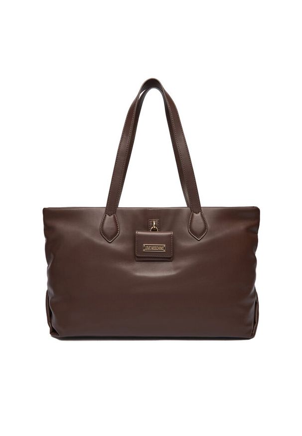 Love Moschino - Torebka LOVE MOSCHINO. Kolor: brązowy
