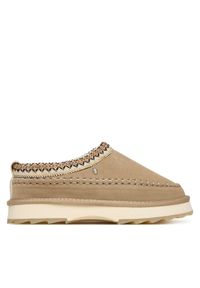 EMU Australia Kapcie Sharky Adventure Scuff W13239 Beżowy. Kolor: beżowy. Materiał: skóra
