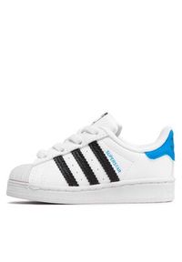 Adidas - adidas Sneakersy Superstar El I GY9321 Biały. Kolor: biały. Materiał: skóra. Model: Adidas Superstar