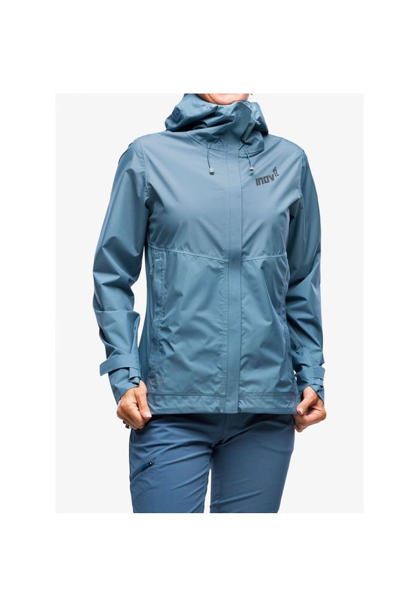 Kurtka przeciwdeszczowa damska Inov-8 Trailshell Jacket. Kolor: niebieski