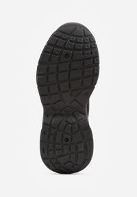 Born2be - Czarne Sneakersy Vices na Grubej Podeszwie z Tłoczeniami Nativine. Okazja: na co dzień. Kolor: czarny. Materiał: jeans #8