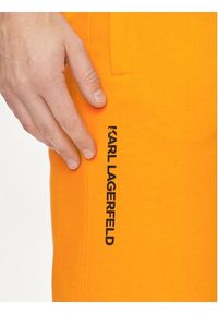 Karl Lagerfeld - KARL LAGERFELD Szorty sportowe 705032 542900 Pomarańczowy Regular Fit. Kolor: pomarańczowy. Materiał: bawełna. Styl: sportowy