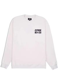 Bluza męskie Converse Cons One Star Crew Sweatshirt. Kolor: biały. Materiał: materiał, bawełna. Sport: skateboard #1
